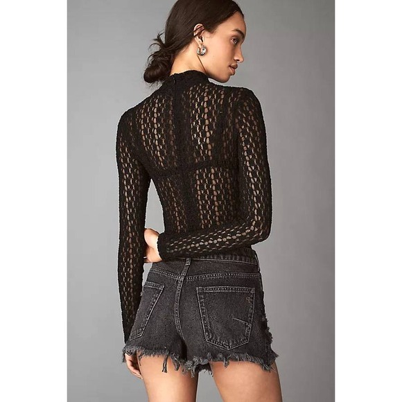 NWT Anthropologie Pilcro The Devon Rhinestone Distressed Denim Shorts Festival - Picture 2 of 9